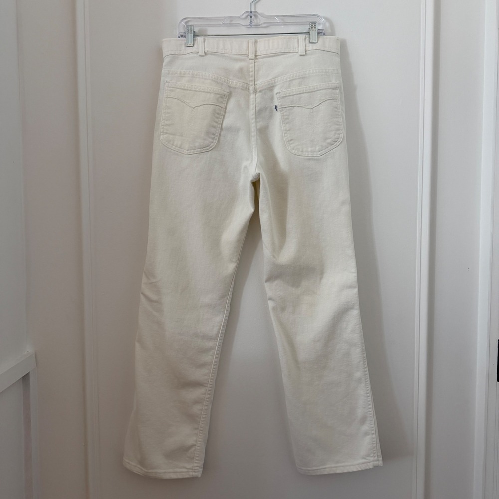 Vintage Levi's Jeans Mens 34x31 White Levi's For Men Skosh More Comfort Denim
